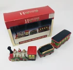 Hearthside Village Porcelain Train Set Of 3 Locomotive Coal Car 1992 Lemax. Fixed Price $17.99.