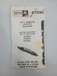 Atlas Gauge Left Remote Switch Machine #2590. Fixed Price $10.00.