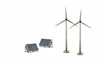 Alternative Energy Setter Kit Scene-a-rama Woodland Scenics #SP4448. Fixed Price $9.00.