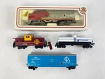 Bachmann Ho Scale Santa Fe 307 Locomotive War Bonnet Caboose Lackawanna Cyanamid. Fixed Price $19.89.