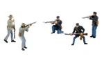 Woodland Scenics Scene-a-rama Figures American Civil War Soldiers PKG(5) SP4445. Fixed Price $11.98.