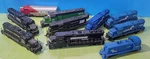 Y02: 10 Ho Scale Engines Lionel Bachmann Life-like Conrail Norfolk Penn Santa. Fixed Price $379.95.