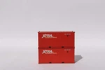Jacksonville 205372 Scale Xtra International 20' Std. Height Containers (2). Fixed Price $27.69.