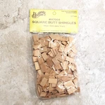 Dollhouse Half Scale Shingles Wood Square 1:24 400 Pieces 76 Inches. Fixed Price $9.99.