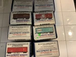 Branchline Trains Blueprint Series 8 Ho Car Set. Fixed Price $99.00.