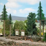 High Forest Set (6 Spruce Trees Included) Ho Gauge Busch 1856. Fixed Price $50.53.