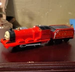Thomas & Friends James #5 Red Engine W/ Tender 1:87 Battery Analog. Fixed Price $27.95.