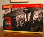 Hornby R6153 Pack Of V Tankers In Br Grey (weathered). Fixed Price $75.00.