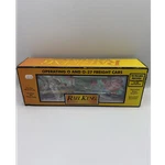 Railking By Mth Christmas Box Car O/O-27 Operating Couplers Die-cast #30-76830. Fixed Price $59.00.