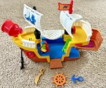 2005 Vintage Fisher Price Little People J4419 Pirate Ship - No Music Or Sound. Fixed Price $9.99.