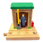 Conductor Shed 5 Boom Gate Stop Go Thomas & Friends Wooden Railway Trains. Fixed Price $17.87.