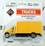 1:87 Scale International 2-AXLE Drywall Box Van Yellow Boley #4002. Fixed Price $20.00.