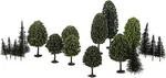 Busch Deciduous/pine Assortment - PKG(35) Ho Scale Model Railroad Tree #6490. Fixed Price $58.18.