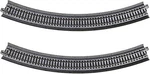 Kato Single Track Viaduct - Curved (R13 3/4'' 45) Scale Nickel Silver. Fixed Price $12.74.
