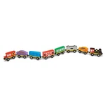 Wooden Train Cars 8 Pcs. Fixed Price $21.74.