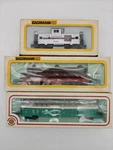 Bachmann Ho Scale Train Cars Lot (3) W/ Boxes Vintage. Fixed Price $9.99.