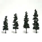 Woodland Scenics Conifer Green To 6IN Built Realistic Trees Pines PKG(4 TR1561. Fixed Price $15.98.