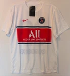 Nike Lionel Messi Lg Nwt Paris Saint Germain Jersey Player T-shirt White Soccer. Fixed Price $18.00.