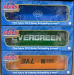 Scale Atlas #3002587 40 High Cube Containers Assortment Of 6 Pieces Nib. Fixed Price $161.70.