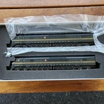 2090 Ho Prr 5 Stripe Dgle Centipede A-a Set Broadway Limited W/sound New In Box. Fixed Price $475.00.