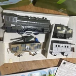 Military - Durham Industries #8801 Battery Operated Train Set With Camp. Fixed Price $22.50.