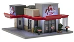 Menards Ho Scale Arby's Roast Beef Diorama Building Fully Lit W/interior Nib. Fixed Price $175.00.