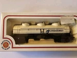 Ho Scale Bachmann 70100 42' Three Dome Tank Train Car Cyanmide. Fixed Price $9.95.