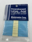 Miniatronics 18-075-10 1.5 V Clear Incandescent Light Bulb Axial (pack Of 9). Fixed Price $7.99.