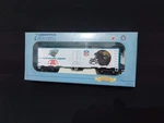Vintage H0 Scale Mantua Collectibles Jacksonville Jaguars Reefer Box Train Car. Fixed Price $18.00.