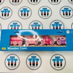 Princess Train With Buffer And Track Bigjigs Rail Wooden - New Box. Fixed Price $28.57.