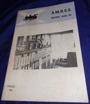 DE033 Vtg A. M. R. S. Model 74 Program Booklet Railway Trains. Fixed Price $18.09.