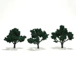 New Woodland TR1508 Dark Grn Trees 3-4IN Free Us Ship. Fixed Price $17.44.