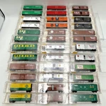 Scale Micro-trains 40 & 50 Box Cars Multiple Road Names Brand New. Fixed Price $34.95.