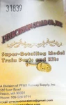 Precision Scale Ho #31839 Hatch, Water, Low Base, Sp Vanderbilt Tender (brass). Fixed Price $7.80.