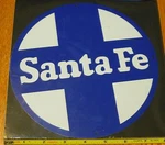 Microscale Metal #10038 Santa Fe (die Cut, Embossed Sign). Fixed Price $12.32.