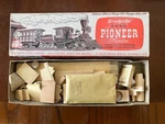 Strombecker "pioneer" Wood Model Train Complete/minty. Fixed Price $35.00.