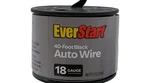 Everstart Auto 18-GAUGE Wire 40 Foot Black New. Fixed Price $6.99.