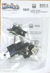 Kadee #1831 Large Offset Truck Mount Couplers (2 In Pkg) Scale. Fixed Price $12.75.