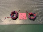 Lgb Scale Train Two (2) Original Red/blue Wire Looms Approx 12' Each Lot. Fixed Price $8.95.