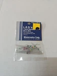 Miniatronics 12-000-18 Led's, 1.5MM Diameter, Red/green/yellow, Light, Lamp. Fixed Price $9.95.