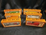 Tyco Ho Scale 6 Vintage 1970S- Early 1980S Railway Cars With Boxes. Fixed Price $27.00.