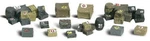 Woodland Scenics Ho Scale Accents Detail Set - Assorted Crates/boxes/bins. Fixed Price $18.39.