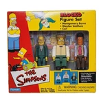 The Simpsons Blocko 3 Figure Set Montgomery, Waylan, Carl, Playmates 2002 New. Fixed Price $8.99.
