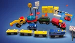 Train Set Magnetic Wooden 20 Pieces (150) Conductor Included. Fixed Price $26.00.