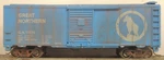 Athearn Great Northern BLUE40' Sd Box Car Rtr Mw Kd's # 11374. Fixed Price $10.99.