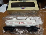Lionel 6-29613 6463 Rocket Fuel Tank Car Nib Gauge Lqqk. Fixed Price $70.00.