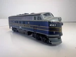 Stewart Hobbies Scale #9130 F7A Phase Late Baltimore & Ohio. Fixed Price $98.00.