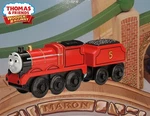 Thomas & Friends Wooden Railway Battery Operated James New In Box Rare!. Fixed Price $99.99.