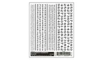 Woodland Scenics DT509 Rr Roman Numbers Black. Fixed Price $8.77.