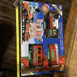New Eztec North Pole Express Christmas Train Set 22 Pieces Plays Music. Fixed Price $15.00.